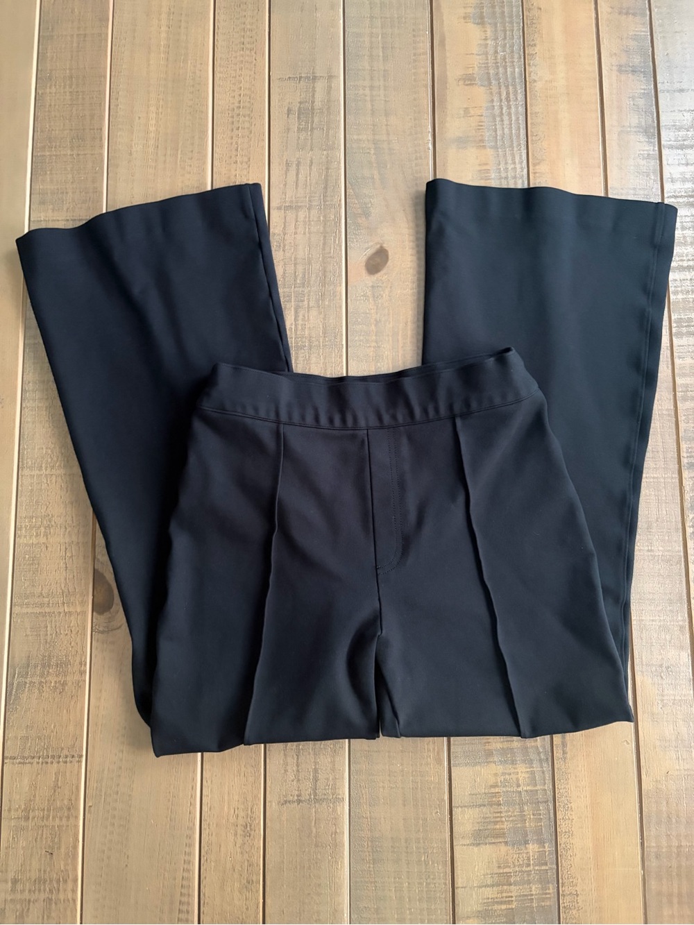 SPANX Supersmooth PerfectFit Ponte Flare Pant Black 20252Q Size Medium Petite